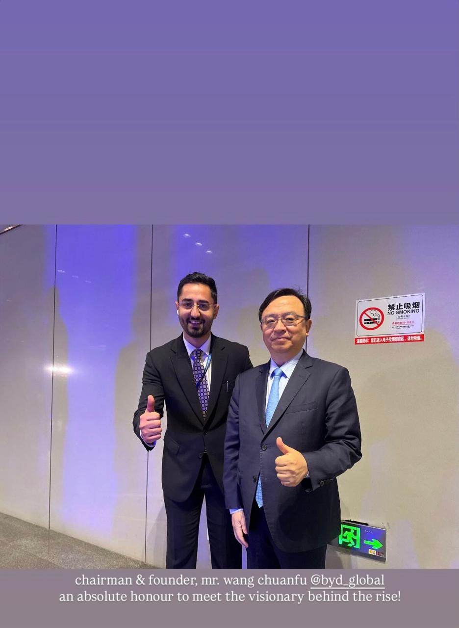 Meeting Mr. Wang Chuanfu