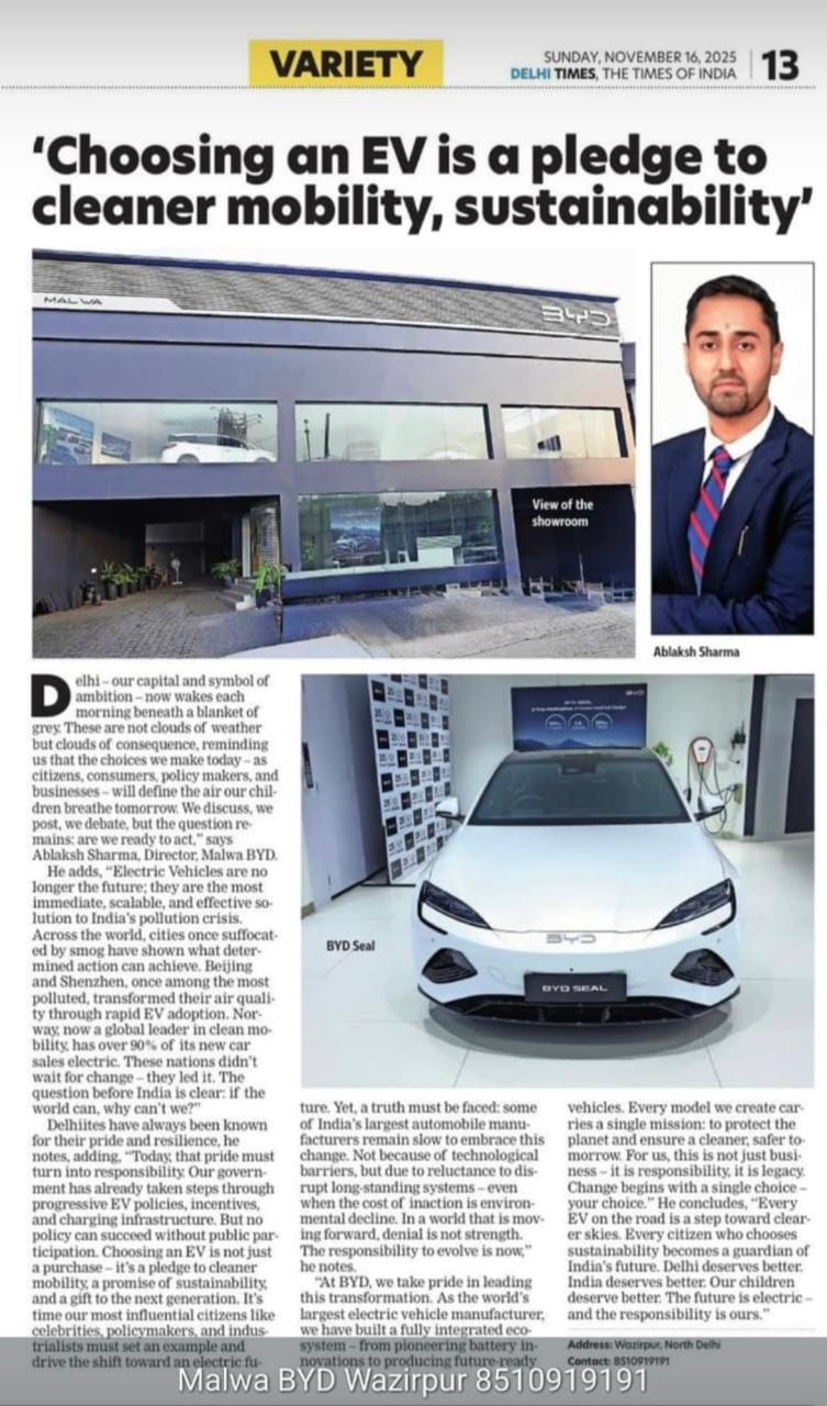 'Choosing an EV is a pledge'