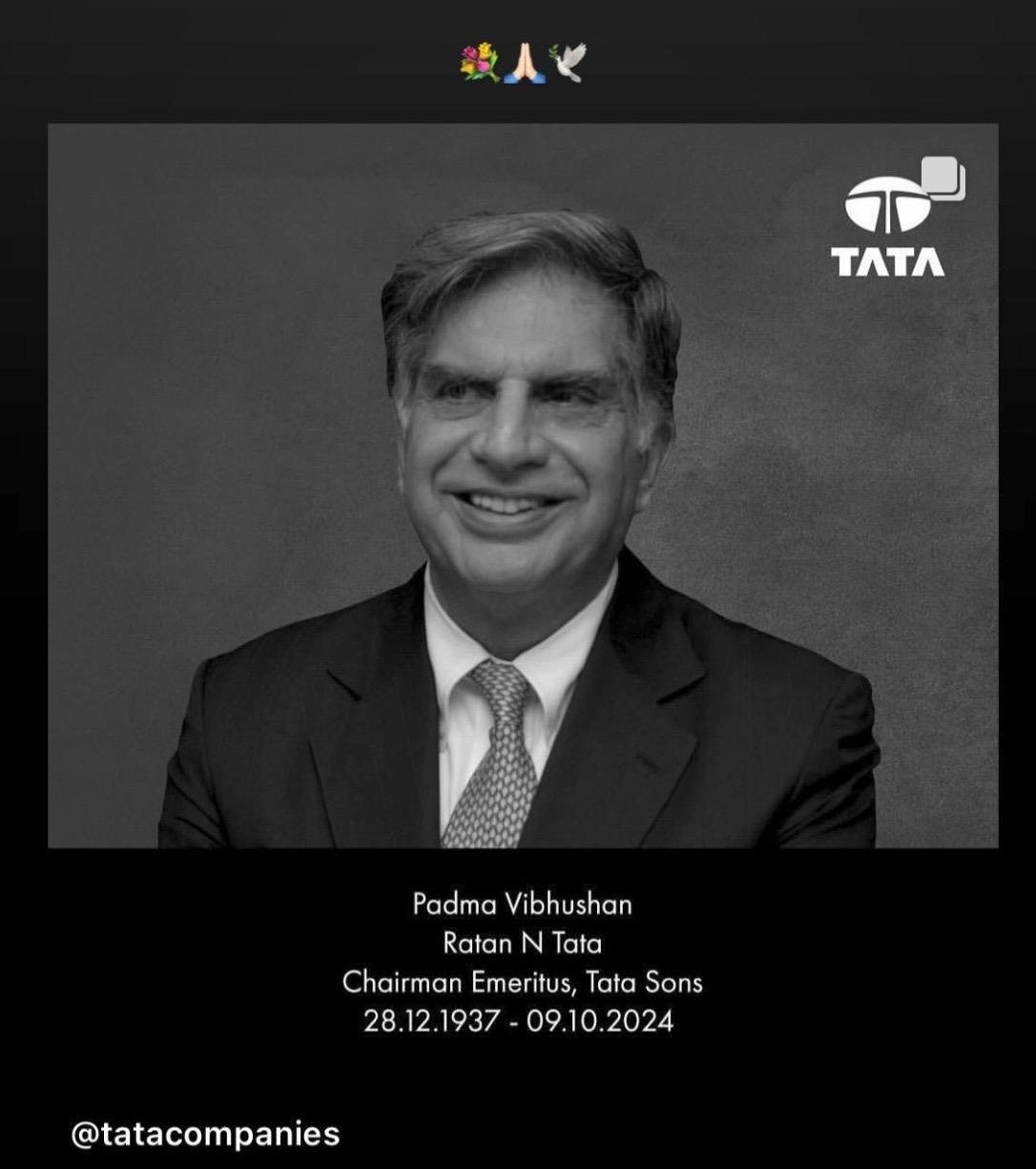 A tribute to Ratan Tata