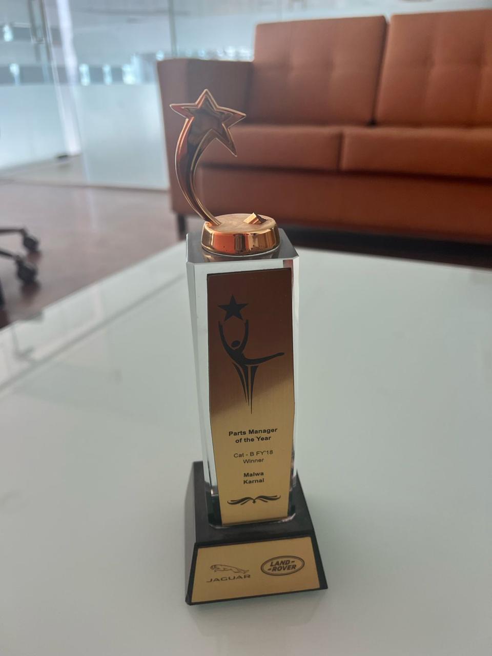 Parts Manager of the Year